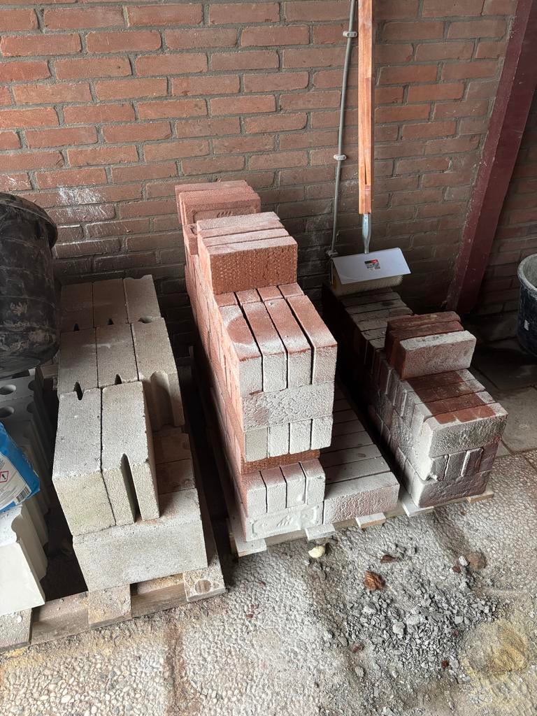 Verschillende soorten bouwstenen, Doe-het-zelf en Verbouw, Metselstenen, Ophalen, Gebruikt, Overige typen