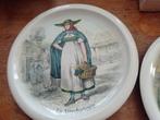 Vintage Franse decoratieve borden - Keramis Boch Belgium, Antiek en Kunst, Ophalen of Verzenden