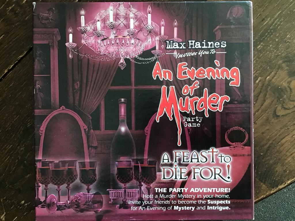Moorddiner spel - An Evening of Murder: A Feast to Die For!, Vijf spelers of meer, Ophalen of Verzenden, Gebruikt