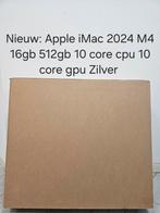 Nieuw: Apple iMac M4 16gb 512gb 10 core cpu 10 core gpu, Apple, SSD, IMac, Nieuw