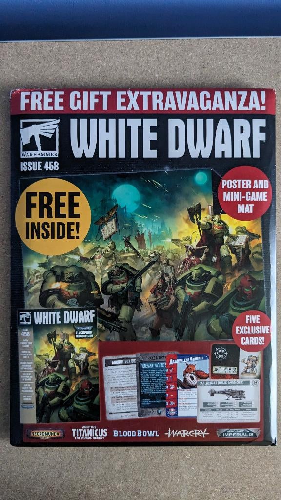 White Dwarf 458, Hobby en Vrije tijd, Wargaming, Ophalen of Verzenden, Boek of Catalogus