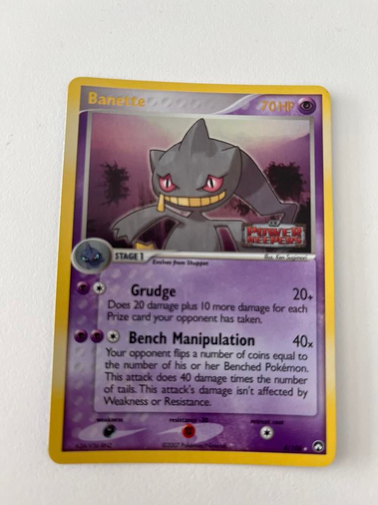 Banette Pokémon Kaart - Power Keepers 6/108, Ophalen of Verzenden, Zo goed als nieuw, Losse kaart