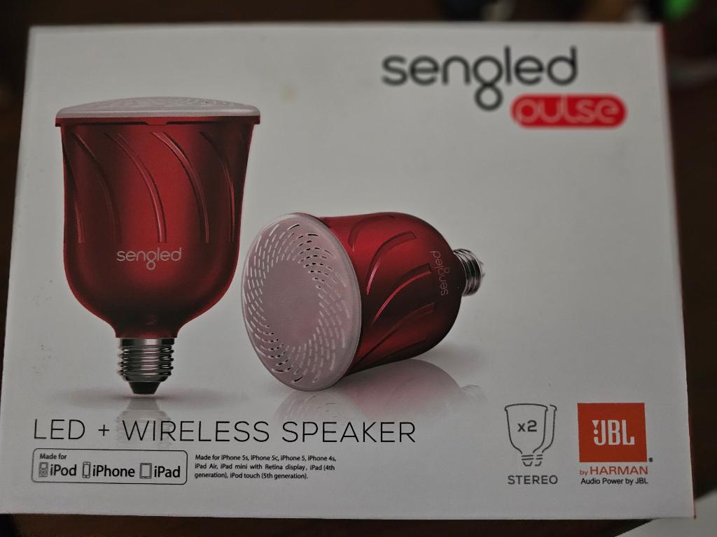 Sengled Pulse JBL lampen met ingebouwde speakers, JBL, Ophalen of Verzenden, Zo goed als nieuw, Minder dan 60 watt