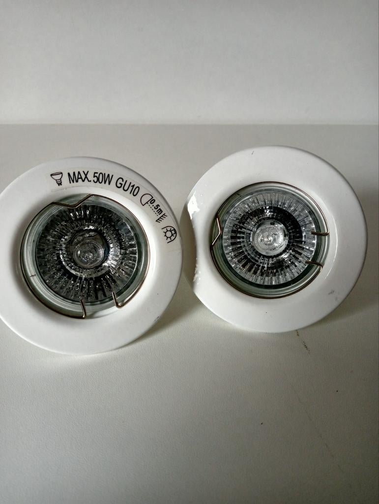 Twee inbouwspots GU10 42W, Ophalen of Verzenden, Nieuw, Led-lamp