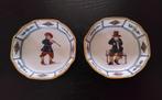 Twee Makkumer schoteltjes met muzikanten, Antiek en Kunst, Ophalen