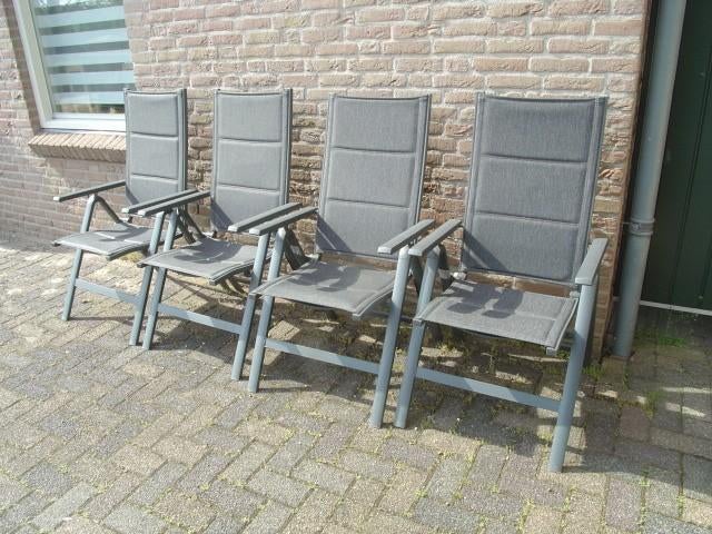 verstelbare tuinstoelen, Tuin en Terras, Ophalen, Gebruikt, Kunststof, Verstelbaar