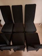 Zwarte rotan stoelen, Huis en Inrichting, Stoelen, Ophalen