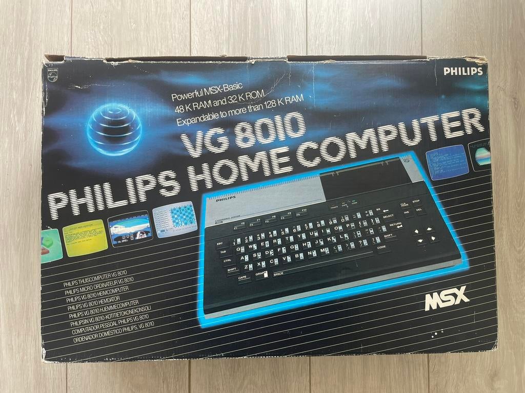 Vintage - Philips Home Computer - MSX VG 8010 - VU 0022, Computers en Software, Vintage Computers, Ophalen of Verzenden
