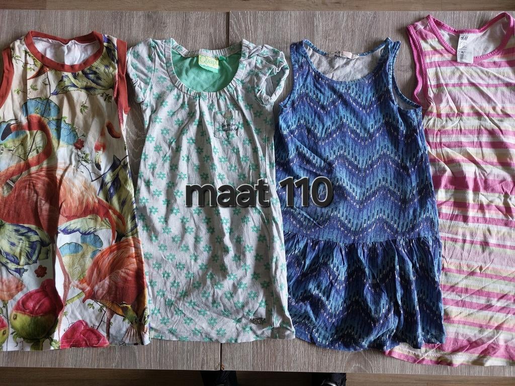 4 zomerjurkjes maat 110, Kinderen en Baby's, Kinderkleding | Maat 110, Ophalen of Verzenden
