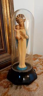 Prachtig! oud Mariabeeld onder stolp, Ophalen of Verzenden