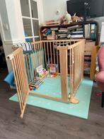 Houten grondbox hekje 90x90, Ophalen, Zo goed als nieuw, Vierkant