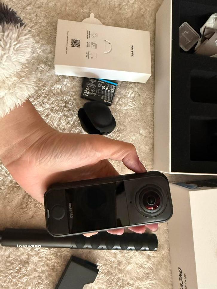 Insta360 X4 Air full set met geheugenkaart, Audio, Tv en Foto, Actiecamera's, Zo goed als nieuw, Overige merken, Ophalen of Verzenden