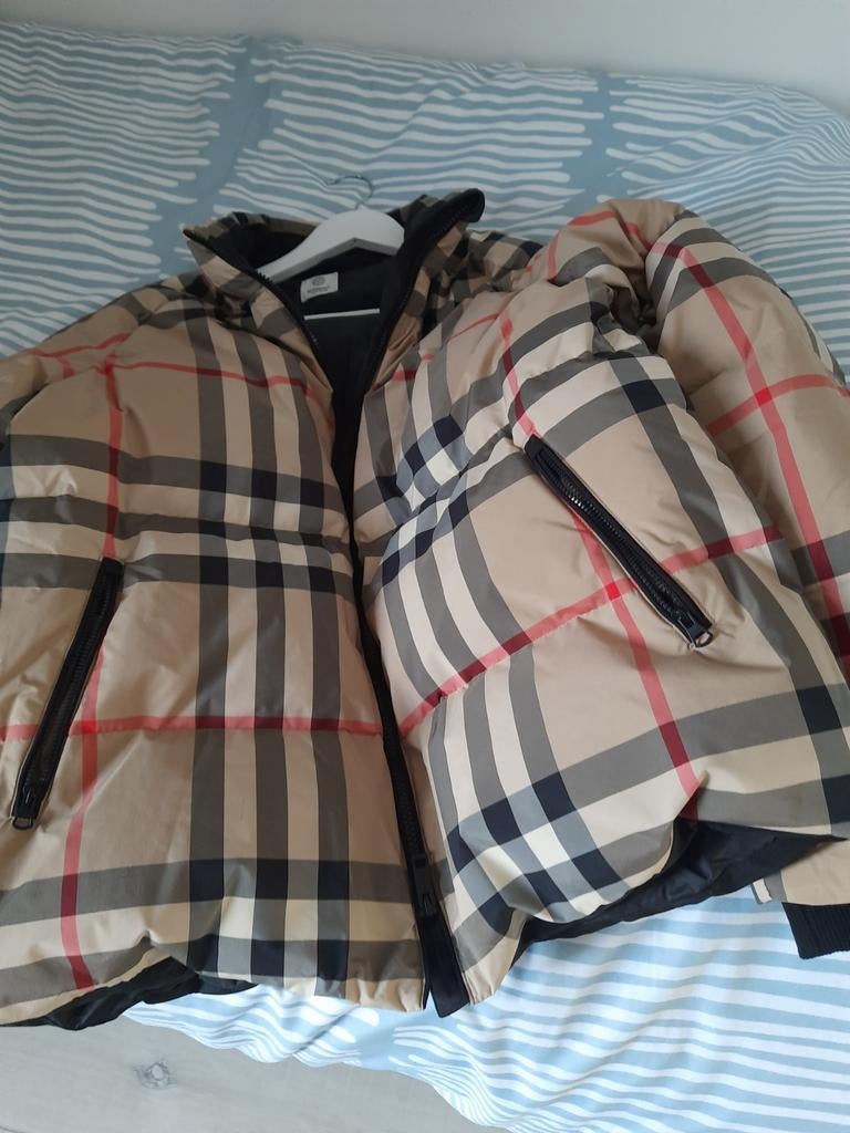 Burberry Puffer Jas Maat M - Zo Goed Als Nieuw, Kleding | Heren, Jassen | Winter, Maat 48/50 (M), Beige, Ophalen of Verzenden