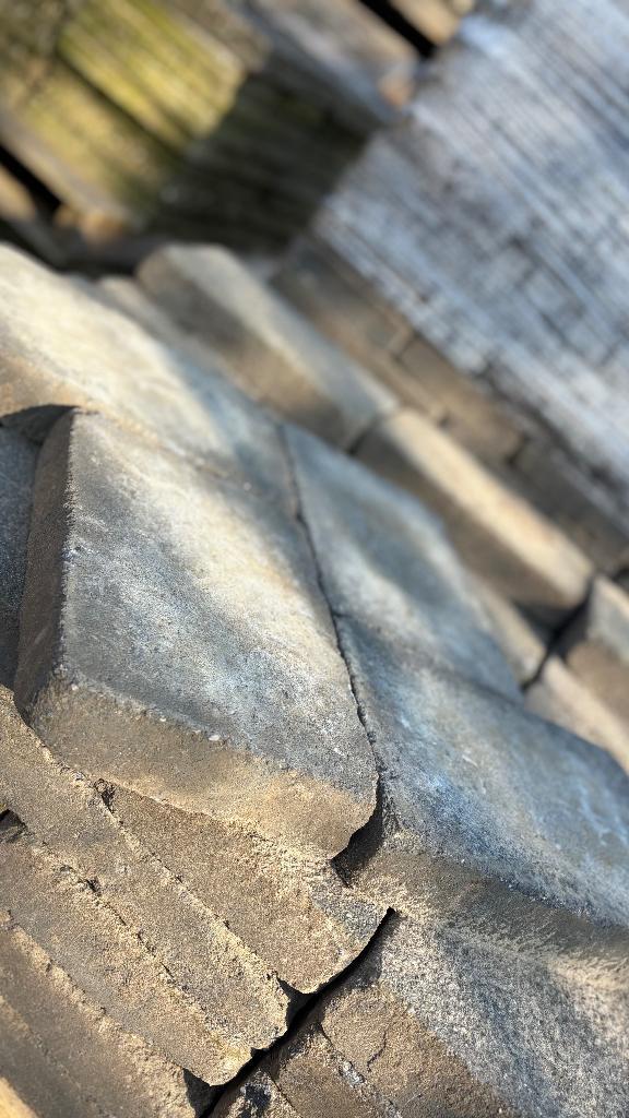 20x30 getrommeld antraciet, Tuin en Terras, Tegels en Klinkers, Klinkers, Beton, 10 m² of meer, Ophalen of Verzenden