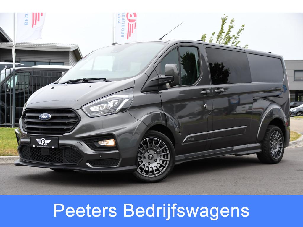 Ford Transit Custom 320 2.0 TDCI DC L2H1 MS-RT Adaptieve Cru, Auto's, Euro 6, 4 cilinders, Bedrijf, Diesel