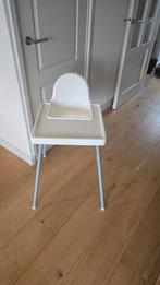 Ikea Antilop hoge kinderstoel wit/wit, Ophalen, Zo goed als nieuw, Overige typen, Afneembaar eetblad