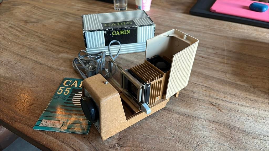Cabin 55 instamatic authentieke dia projector met doos., Ophalen of Verzenden, Gebruikt