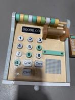 Houten kassa met telraam en rekenmachine, Ophalen of Verzenden, Gebruikt, Rekenen