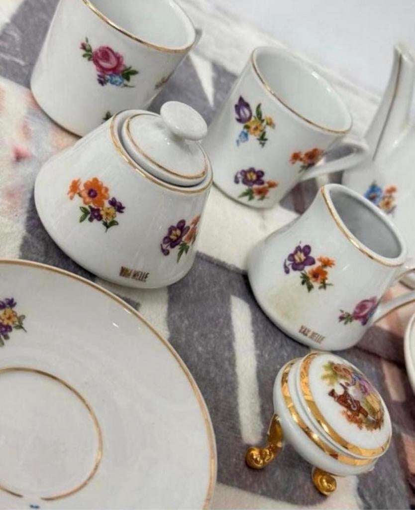 Van Nelle vintage 1960-1970 kinderservies porselein servies, Ophalen of Verzenden