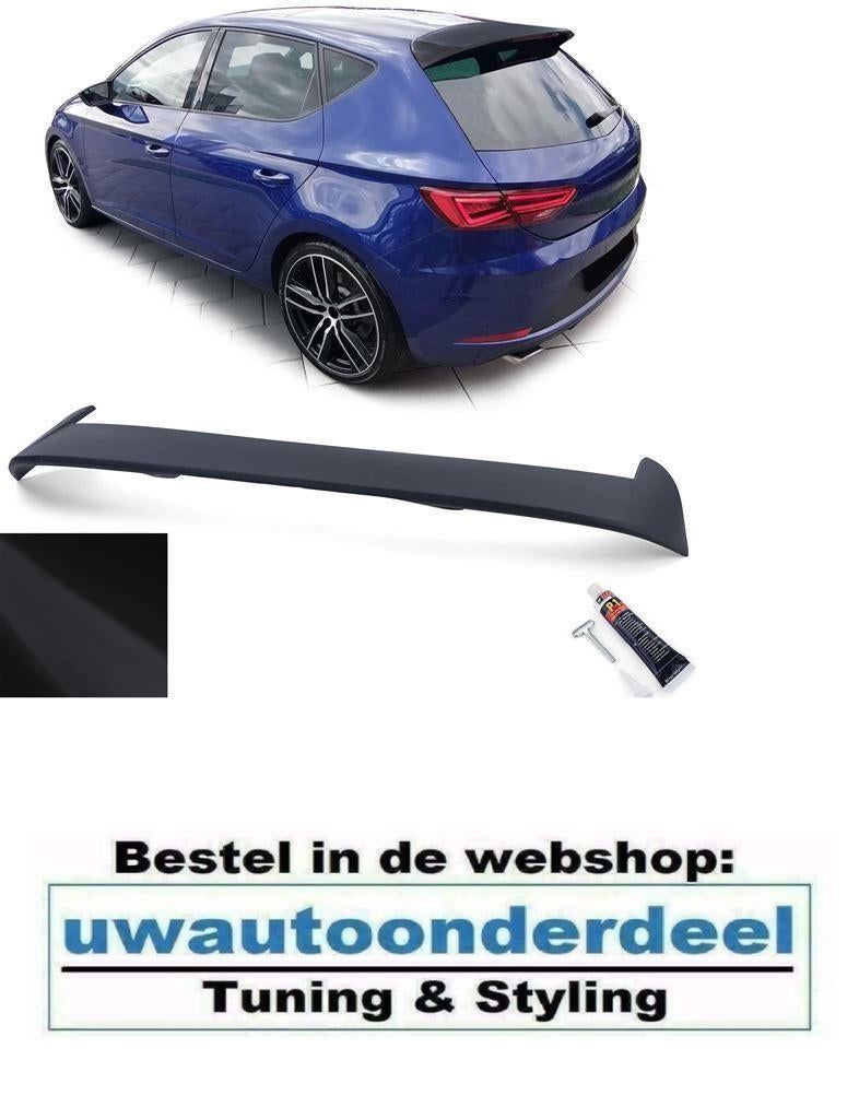Dakspoiler Lip Dak Spoiler Mat Zwart Voor Seat Leon 5F, Verzenden