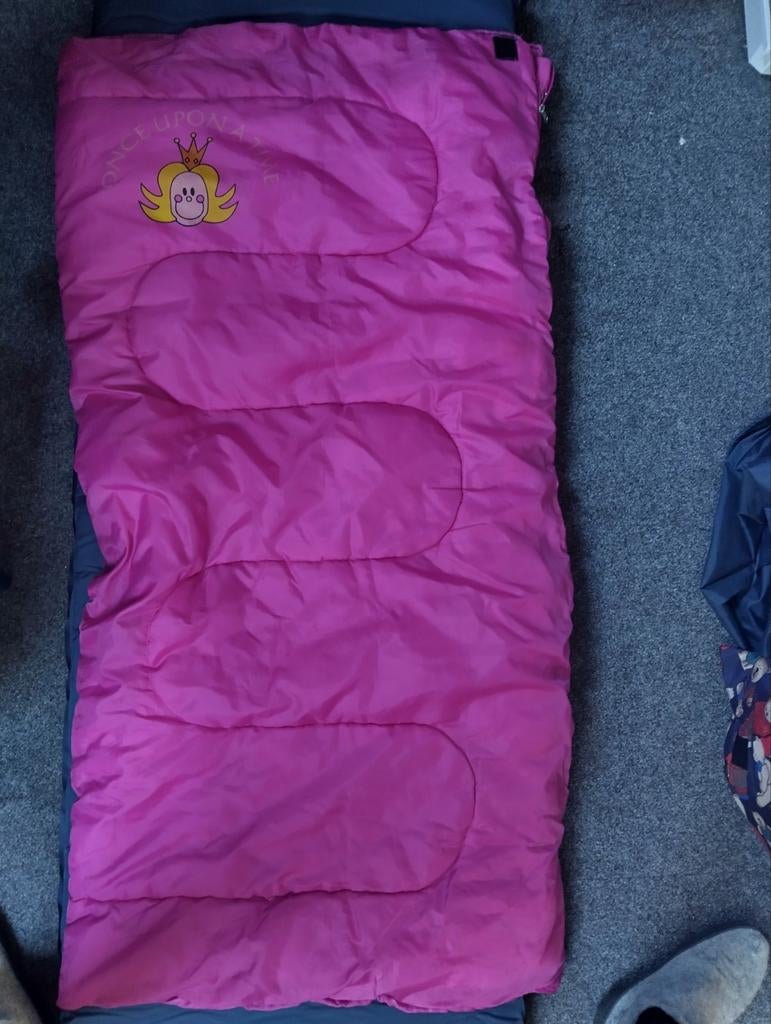 Roze kinderslaapzak, Caravans en Kamperen, Ophalen of Verzenden