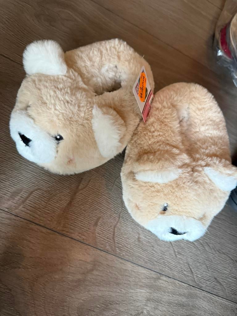 Kinder beren sloffen, Ophalen of Verzenden, Zo goed als nieuw, Jongetje of Meisje, Slofjes