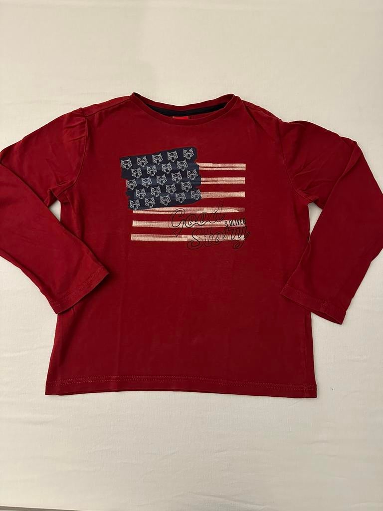 S. Oliver longsleeve maat 128-134, als nieuw, Kinderen en Baby's, Kinderkleding | Maat 128, Ophalen of Verzenden, Zo goed als nieuw
