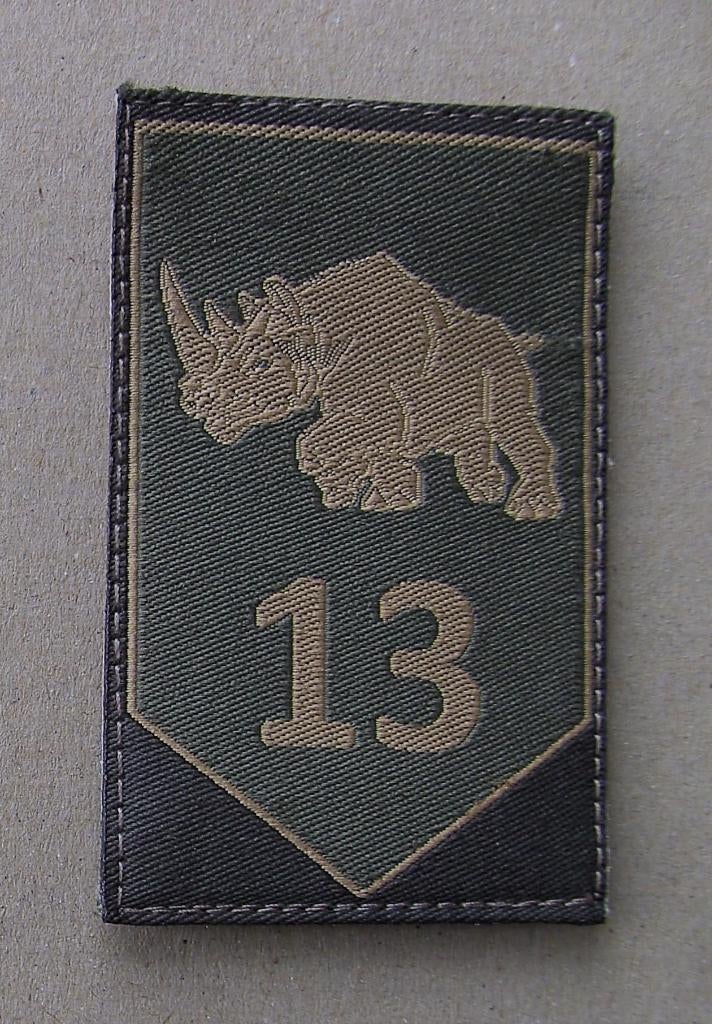 gvt embleem - 13e Gemechaniseerde Brigade ( nieuw model ), Ophalen of Verzenden, Landmacht, Nederland, Embleem of Badge