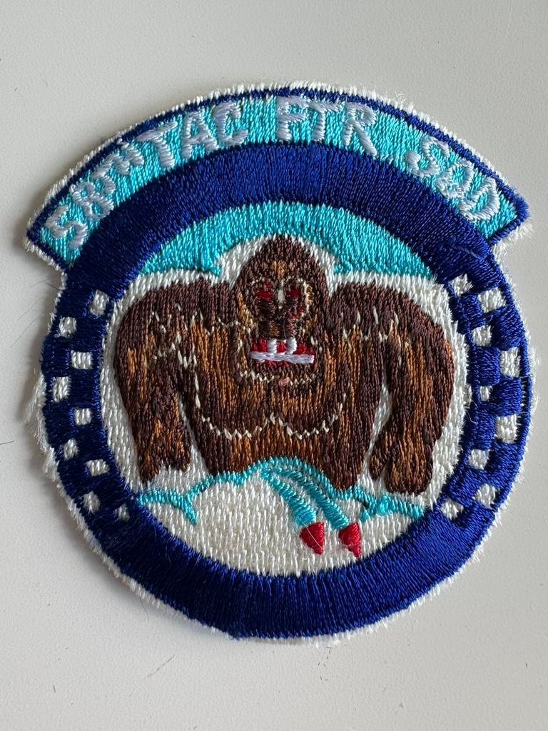 USAF 58th Tactical Fighter Squadron patch, Verzamelen, Militaria | Algemeen, Ophalen of Verzenden, Luchtmacht, Amerika, Embleem of Badge