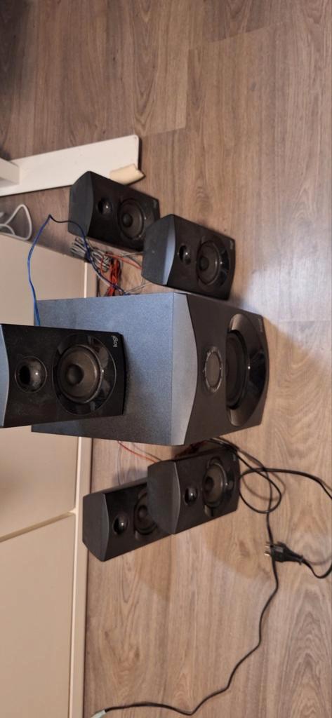 Logitech Z607 5.1 Surround Sound Systeem met Bluetooth, Audio, Tv en Foto, Luidsprekers, Ophalen of Verzenden