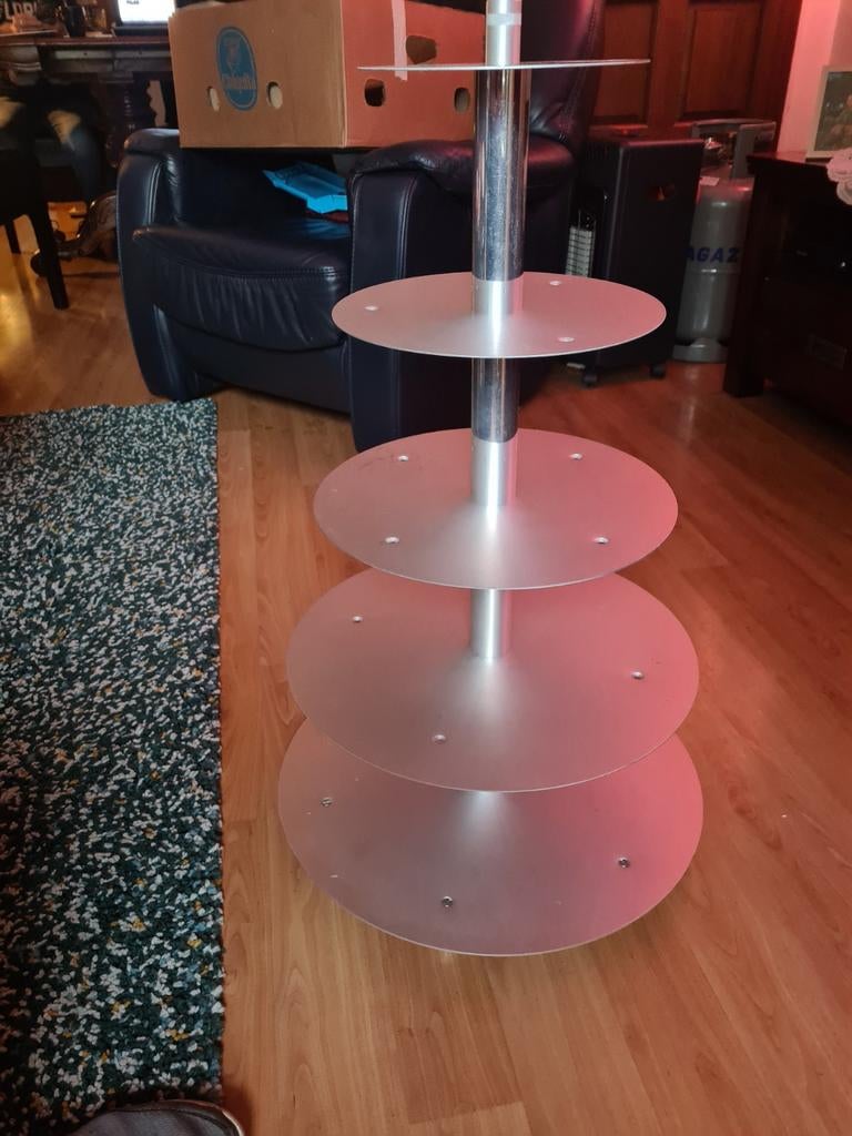 Grote metalen etagere met 5 lagen, Ophalen of Verzenden