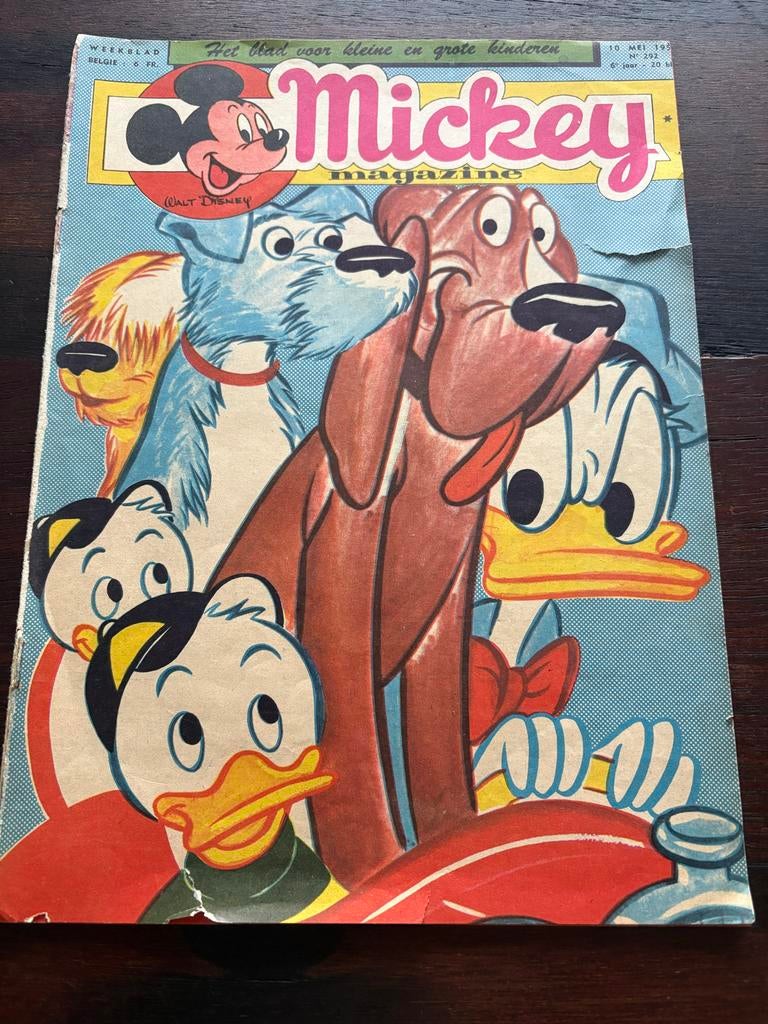 Mickey Magazine - 10 mei 1956 - Weekbladnummer 292, Boeken, Ophalen of Verzenden, Gelezen, Overige typen