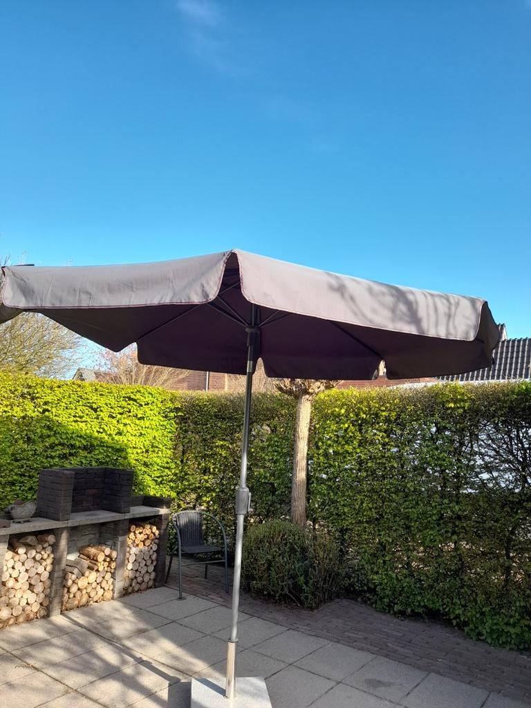 Parasol, Ophalen, Parasolvoet