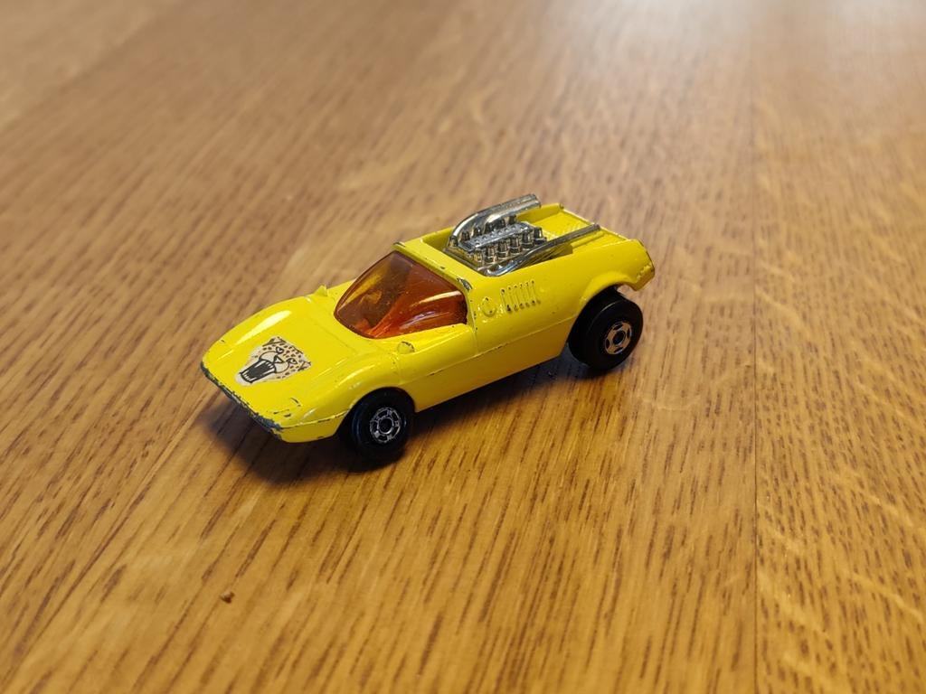 Matchbox Lotus Europa Mod Rod GEEL, Ophalen of Verzenden, Zo goed als nieuw, Auto