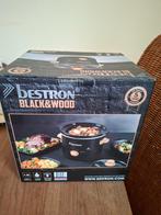 Nieuwe Slowcooker 1.5L - Bestron Black&Wood, Ophalen, Timer, Nieuw