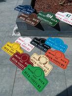 Brand bier rally platen, Ophalen of Verzenden, Gebruikt, Reclamebord, Plaat of Schild, Brand