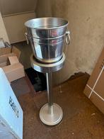 RVS Champagnekoeler met standaard, Huis en Inrichting, Ophalen of Verzenden, Gebruikt