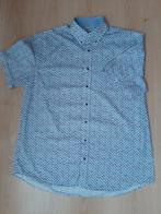 HEREN OVERHEMD MAAT XL, Kleding | Heren, Ophalen of Verzenden, Zo goed als nieuw, Blauw, Halswijdte 43/44 (XL)