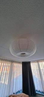 2x ronde rijstpapier lamp met led, Ophalen of Verzenden, Minder dan 50 cm