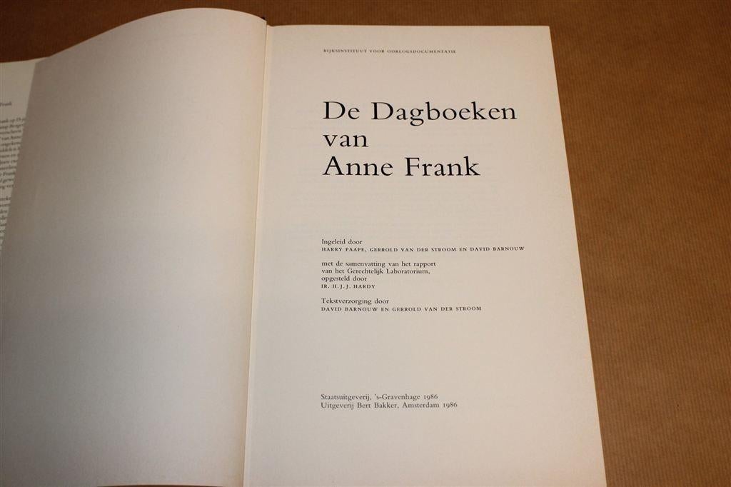 De Volledige Dagboeken van Anne Frank — De Kritische Editie, Ophalen of Verzenden, Tweede Wereldoorlog, Gelezen, Overige onderwerpen
