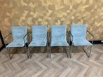 4x arco frame stoelen, 75 m² of meer, Ophalen of Verzenden, Zo goed als nieuw, Grijs
