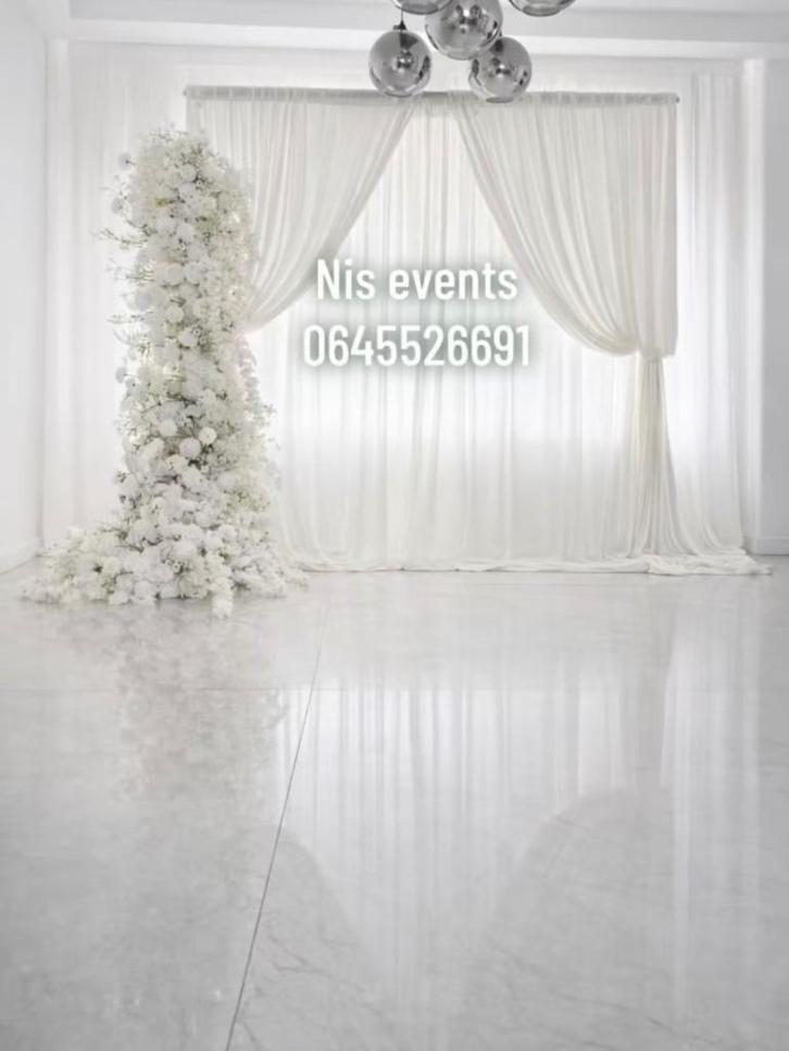 Decoratie & Backdrops te huur – scherpe prijzen, Hobby en Vrije tijd, Feestartikelen | Verhuur, Nieuw, Geboorte of Huwelijk, Ophalen of Verzenden