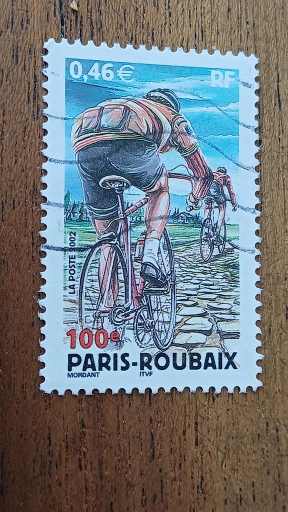 Frankrijk, 2002, Parijs - Roubaix, Ophalen of Verzenden, Gestempeld