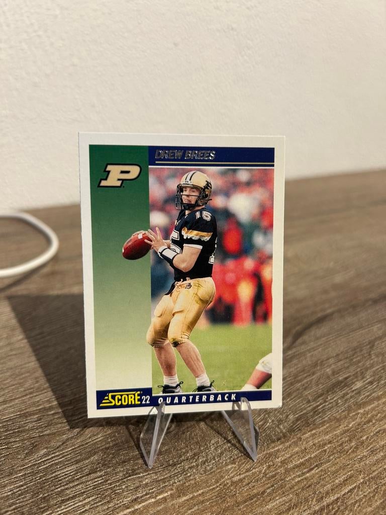 Drew Brees 2022 Panini Chronicles Score Draft Picks #20, Ophalen of Verzenden, Zo goed als nieuw, Buitenlandse clubs, Poster, Plaatje of Sticker