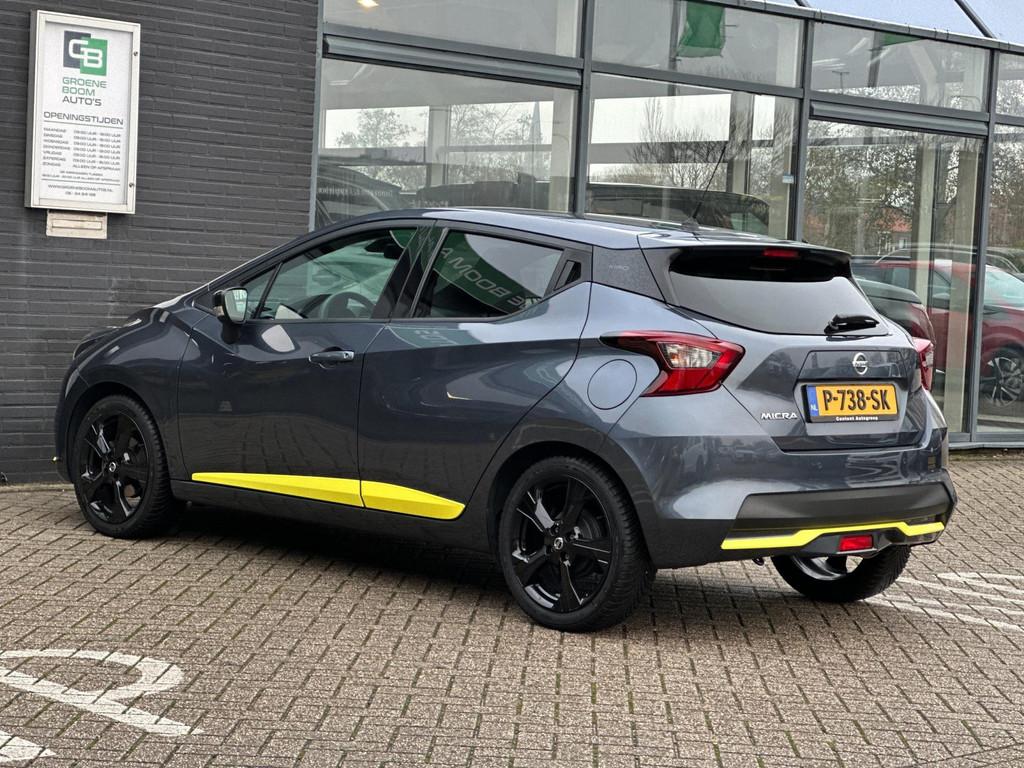 Nissan Micra 1.0 IG-T Kiiro/1STE EIG/AIRCO/5-DRS/NL-AUTO NAP, Auto's, Nissan, Voorwielaandrijving, Stof, Euro 6, Lichtsensor