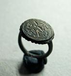 Ring - Romeins - Bodemvondst - C, Ophalen of Verzenden, Brons, Ring