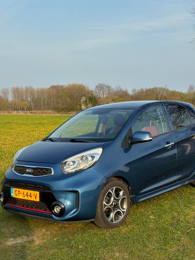 Kia Picanto 1.2 Cvvt 5-DRS 2015 Blauw, Voorwielaandrijving, 4 cilinders, 840 kg, Blauw