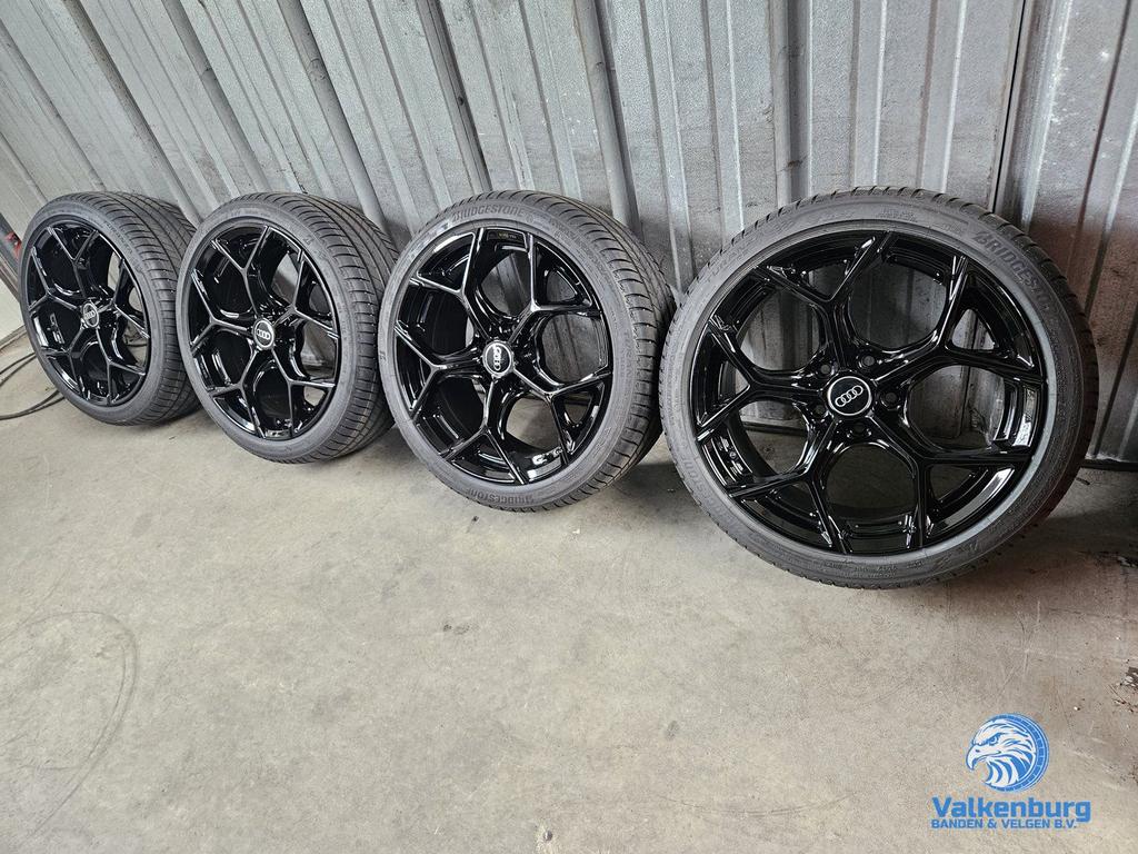 8mm! Nieuwe Audi A3 VW Golf 18 inch GMP zwarte velgen 5x112, 18 inch, Gebruikt, -, -