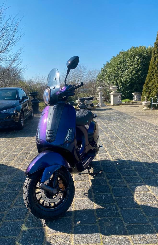 Unieke Vespa lx 70 cc Malossi x polini - tecnigas - level 10, Fietsen en Brommers, Snorfietsen en Snorscooters, Zo goed als nieuw