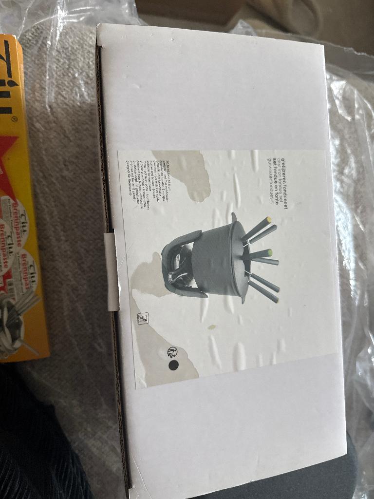 Gietijzeren fundueset inclusief brandpasta, Diversen, Ophalen